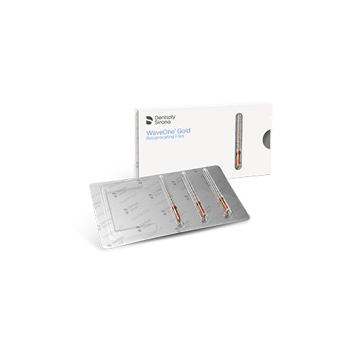 Dentsply Maillefer A0753221G0P03 WaveOne Primary Gold Rotary Files 21mm 3/Pk Dentsply Maillefer A0753221G0P03 WaveOne Primary Gold Rotary Files 21mm 3/Pk